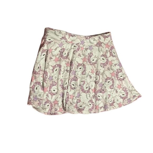 Girls Kids Unicorn Skirts Skirt Shorts SZ L 10/12 Cute - Picture 1 of 16